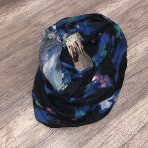 Urban outfitters BMWT infinity scarf multi colored light weight scarf